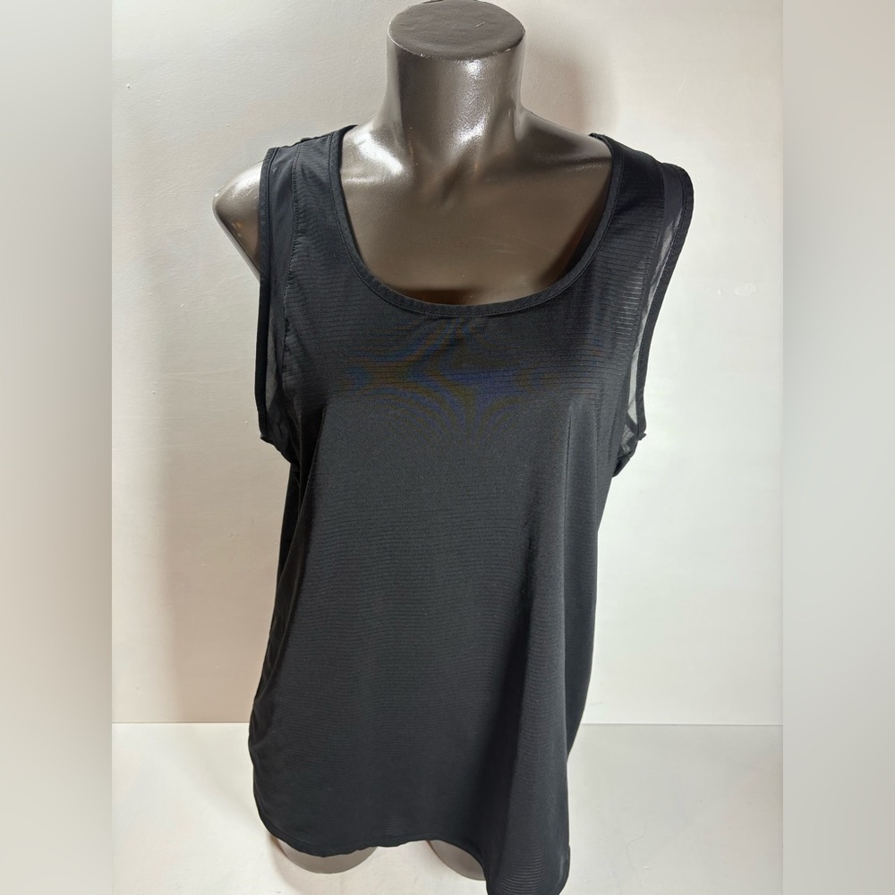 RBK Black Sleeveless Women's athletic Tank Top - Picture 1 of 4